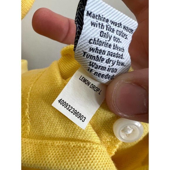 Croft & Barrow Men's Lightweight Yellow Signature Polo - Picture 6 of 9
